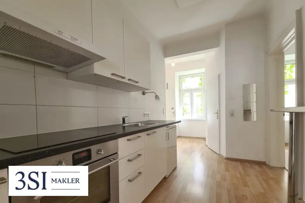 Lichtdurchflutete 2-Zimmer-Altbauwohnung - mit Blick in den begrünten Innenhof - im Herzen des 12. Bezirks