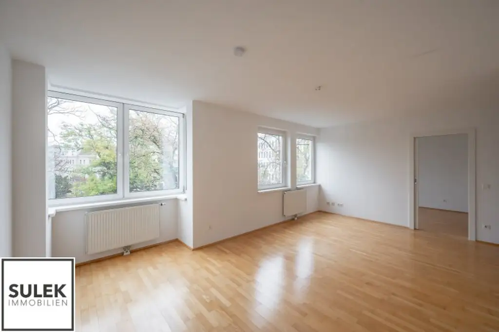 Gut geschnittene 2 Zimmer Neubauwohnung mit Grünblick auf den Schubertpark!