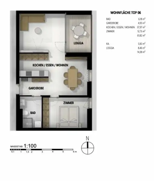 Architektonisch hochwertiger Neubau in bester Lage von Scharnitz! Top 06