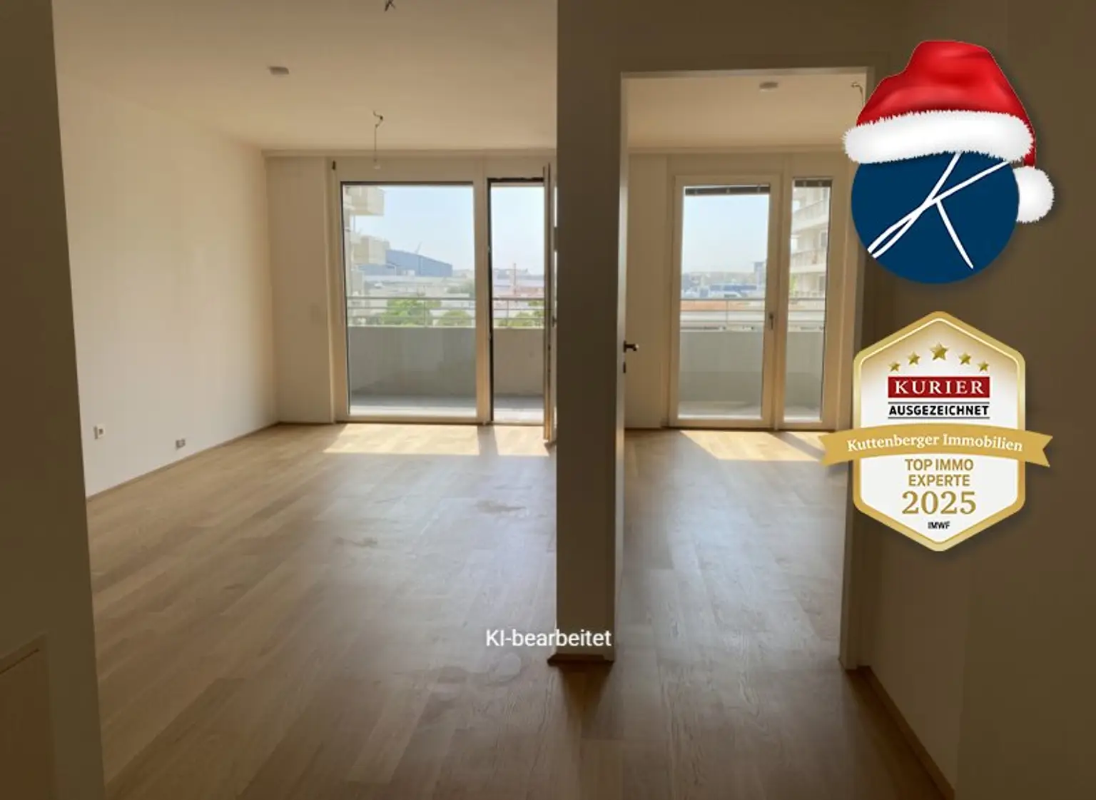 Wohnzimmer und Schlafzimmer