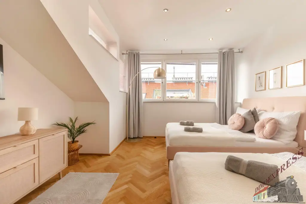 Eyecatcher- Wohnung - unbefristeter Vertrag -4-Zimmer im Dachgeschoß - inkl. Heizkosten & Warmwasser