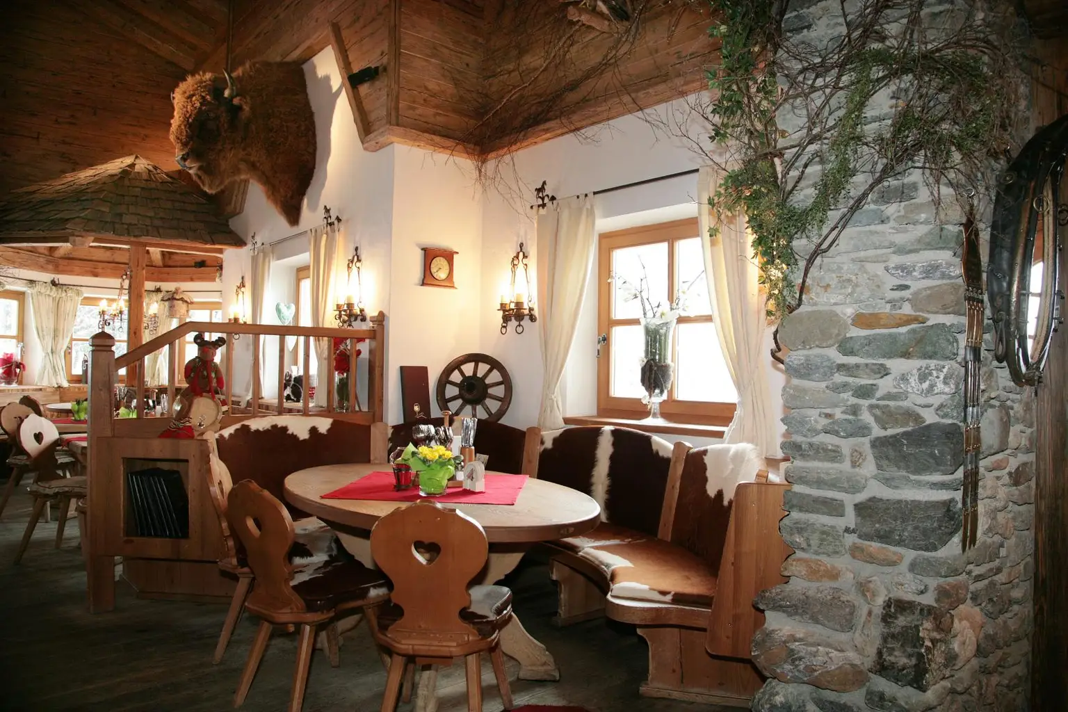 Skihütte innen