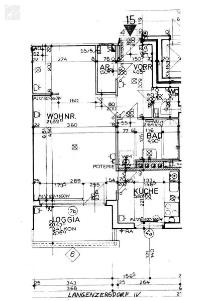 Kleine Dachgeschoßwohnung mit Weitblick und Gartenbenutzung
