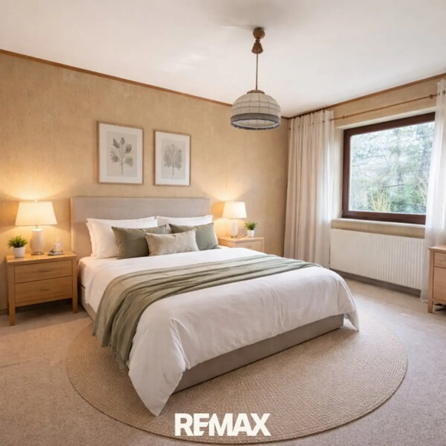 Schlafzimmer (virtuell eingerichtet)
