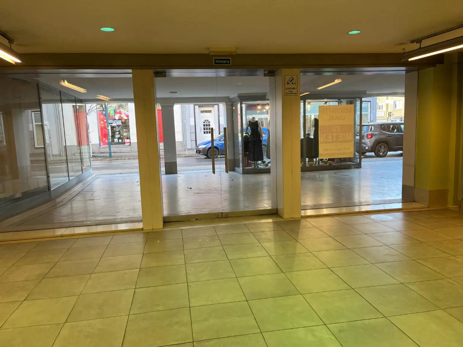 Blick in die Passage