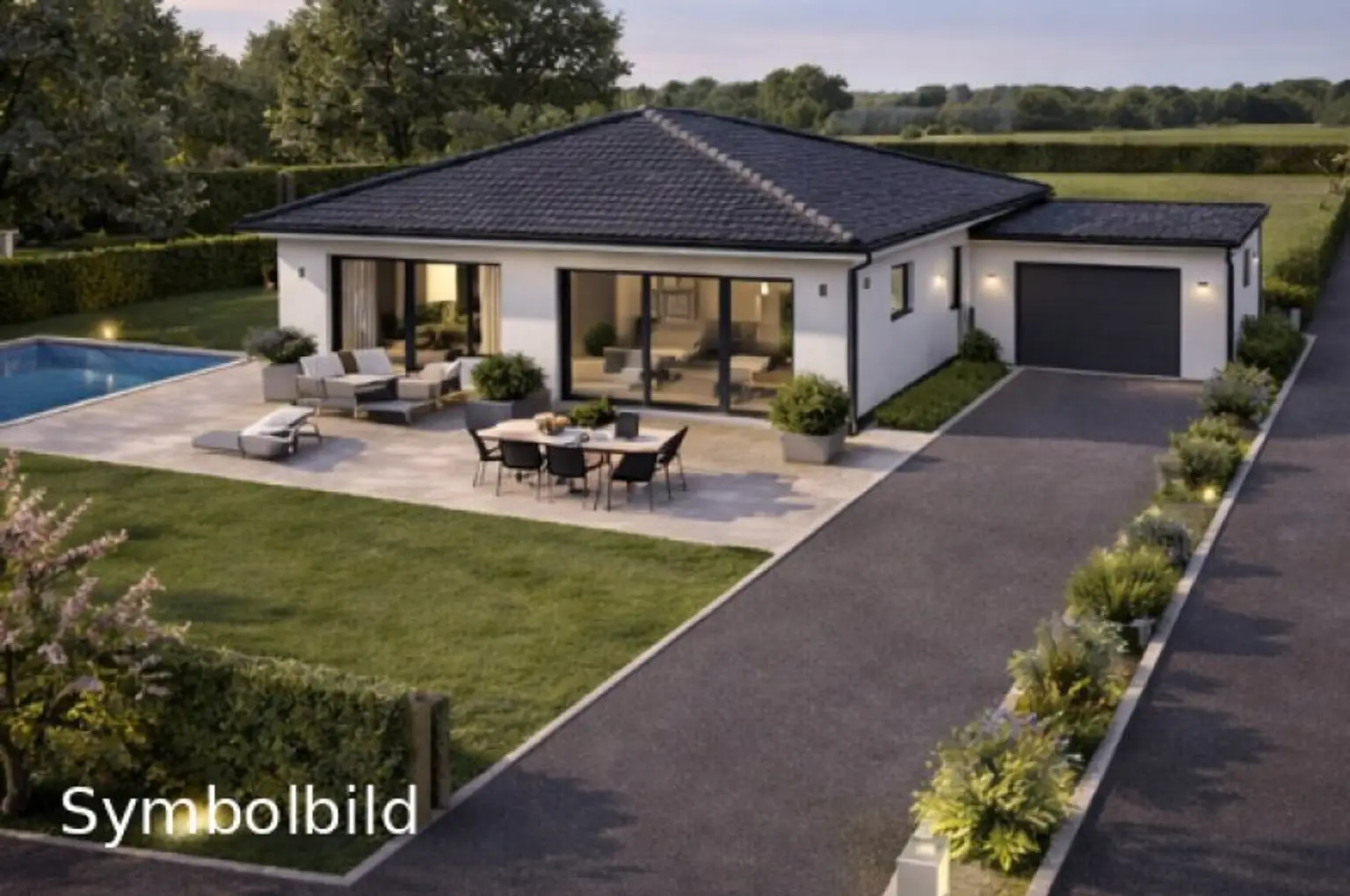 Exklusiver Bungalow mit Pool – modernes Neubauprojekt in Raab zu kaufen