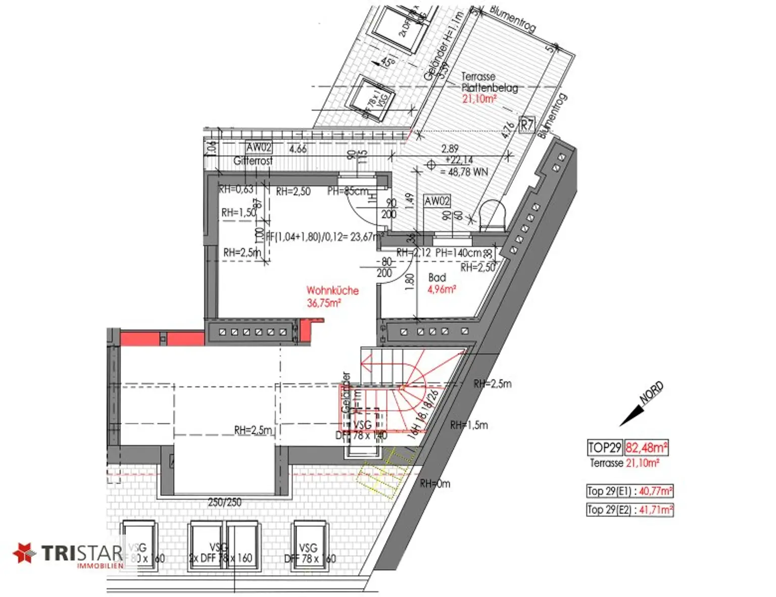 NEU! ++ SIEBENBRUNNENPLATZ ++ 6 EXKLUSIVE DG-WOHNUNGEN MIT WIENBLICK ++ SOFORT BEZIEHBAR ++ EIGENTUM ++ 1050 WIEN ++