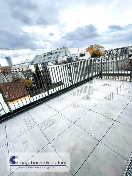 Erstbezug! 3-Zimmer-Wohnung mit Terrasse in der Nähe  U1 Kagraner Platz - INKLUSIVE Küche!