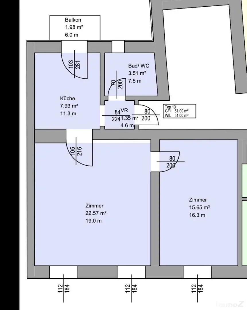 2 Zimmer nähe XXX-Lutz - Eigentum, ab sofort beziehbar - H11/13  ++Videorundgang++