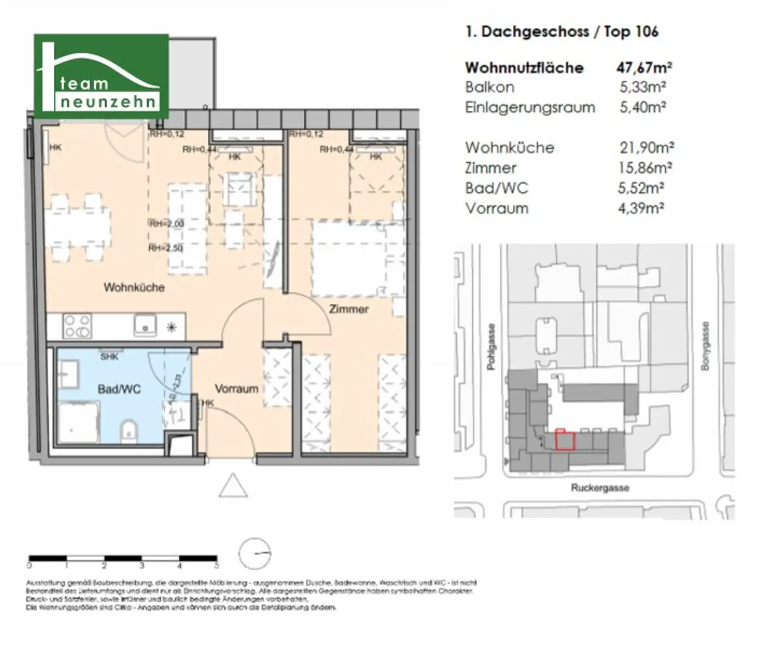 Wundervolle 2-Zimmer Wohnung in toller Lage - Einbauküche inklusive - ab 01.02.2026 verfügbar!