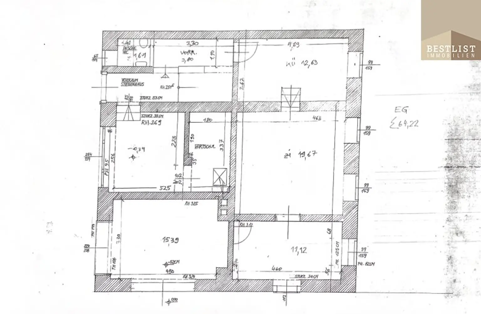 Zinshaus in Baden: 346 m², gepflegt, top Rendite für 550.000 €!