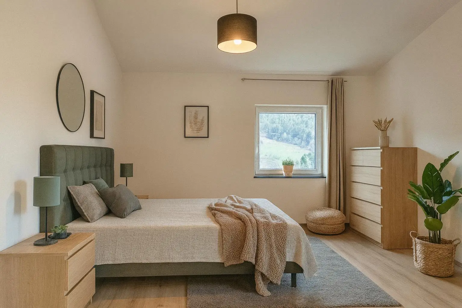 Wohnung - Visualisierung Schlafzimmer