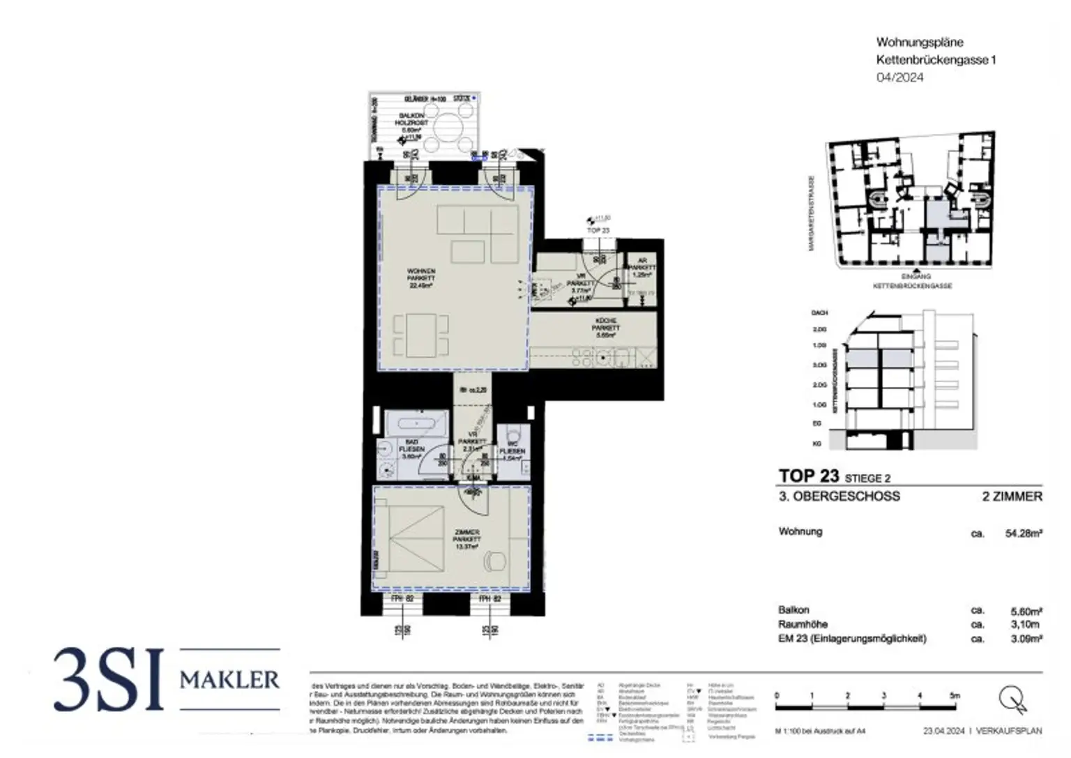 Ein Zuhause zum Wohlfühlen – lichtdurchflutete 2-Zimmer-Wohnung mit Balkon