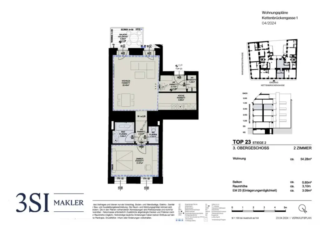 Ein Zuhause zum Wohlfühlen – lichtdurchflutete 2-Zimmer-Wohnung mit Balkon