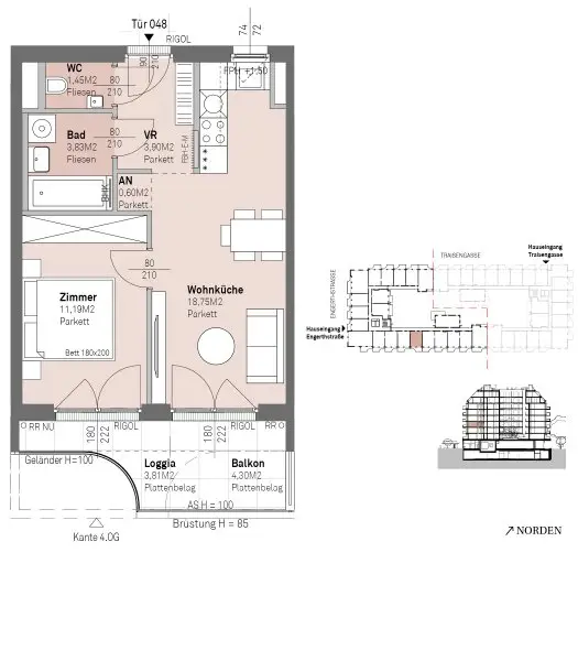 PROVISIONSFREI - Modernes wohnen am Donauufer mit Donaublick!
