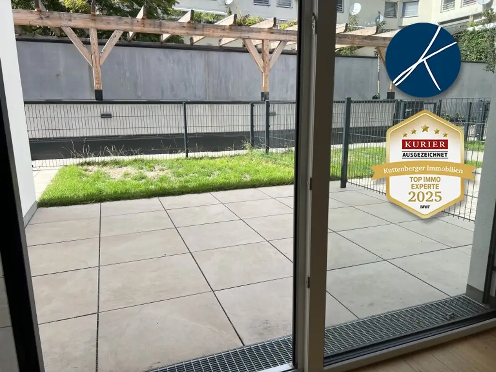 Gut vermietbar für Anleger nähe U6 Erlaaer Straße: Kleines Reihenhaus als Erstbezug mit Garten und Gartenterrasse