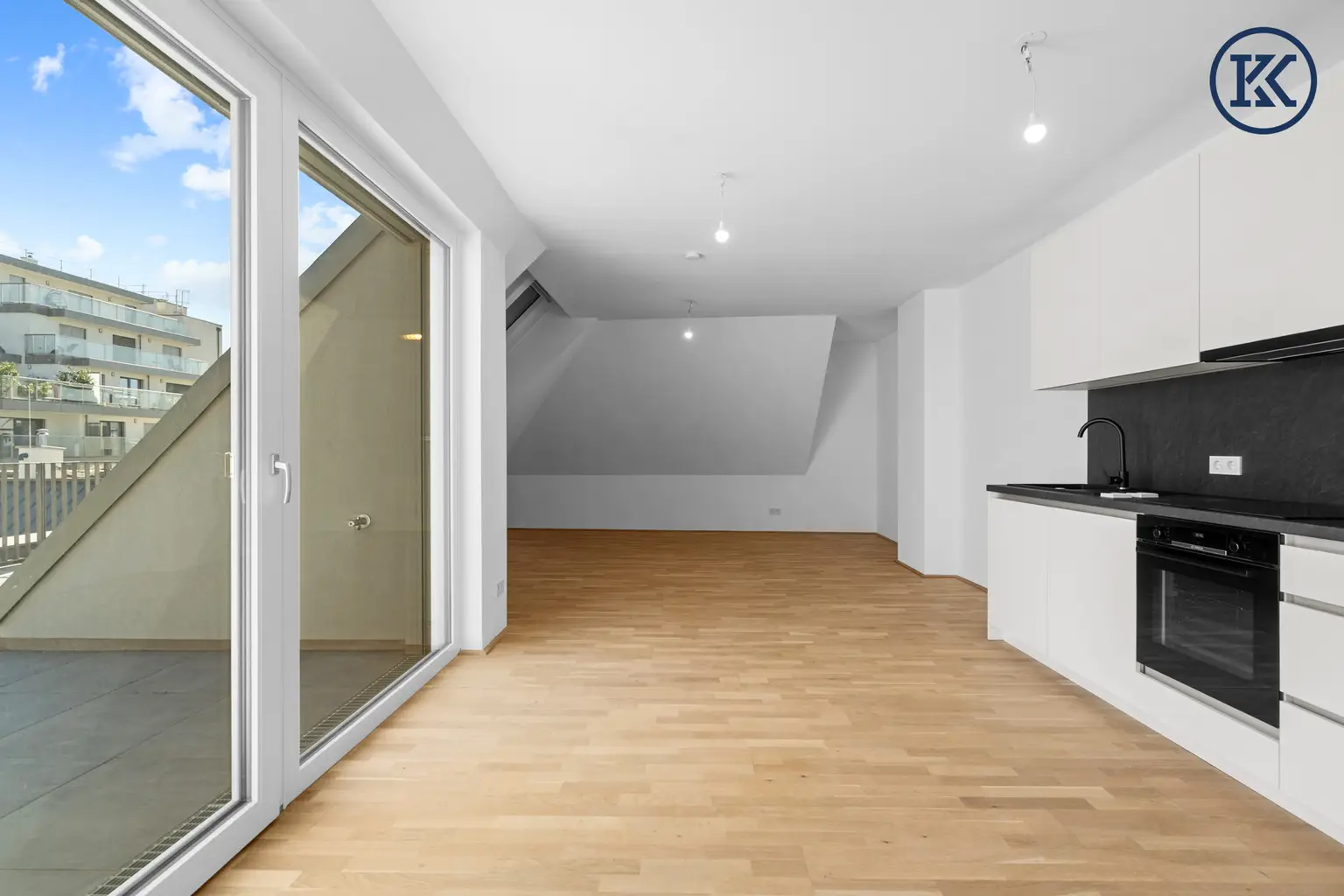 2-Zimmer-Erstbezug in Kagran – Top Lage & ca 26 m² Sonnenterrasse mit modernem Komfort!