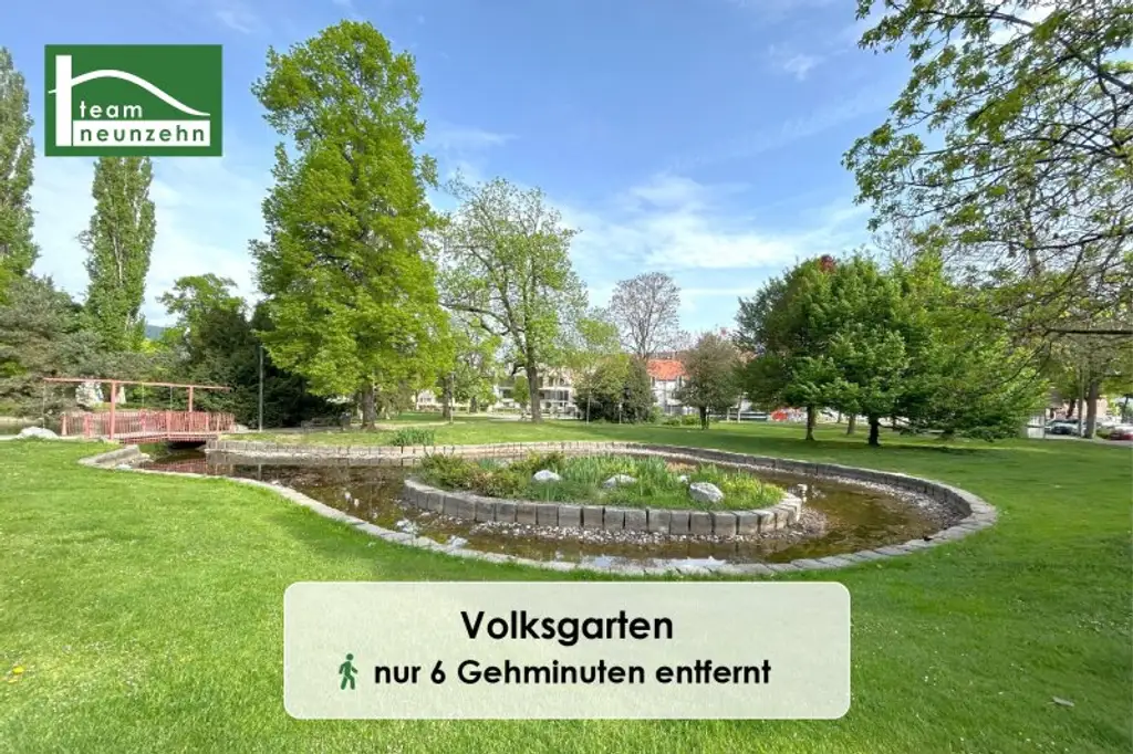Erholung im grünen genießen. Wohnen in der Niesenbergergasse 14–16, 8020 Graz - JETZT ANFRAGEN