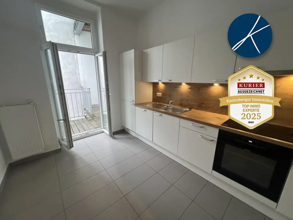 Nähe Stiftskirche (Mariahilfer Straße) U3 : Erstklassiges *Altbau-Juwel mit Balkon*