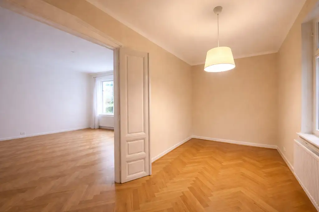 Gepflegte und ruhige Hochparterre Wohnung Nähe Alois Drasche Park