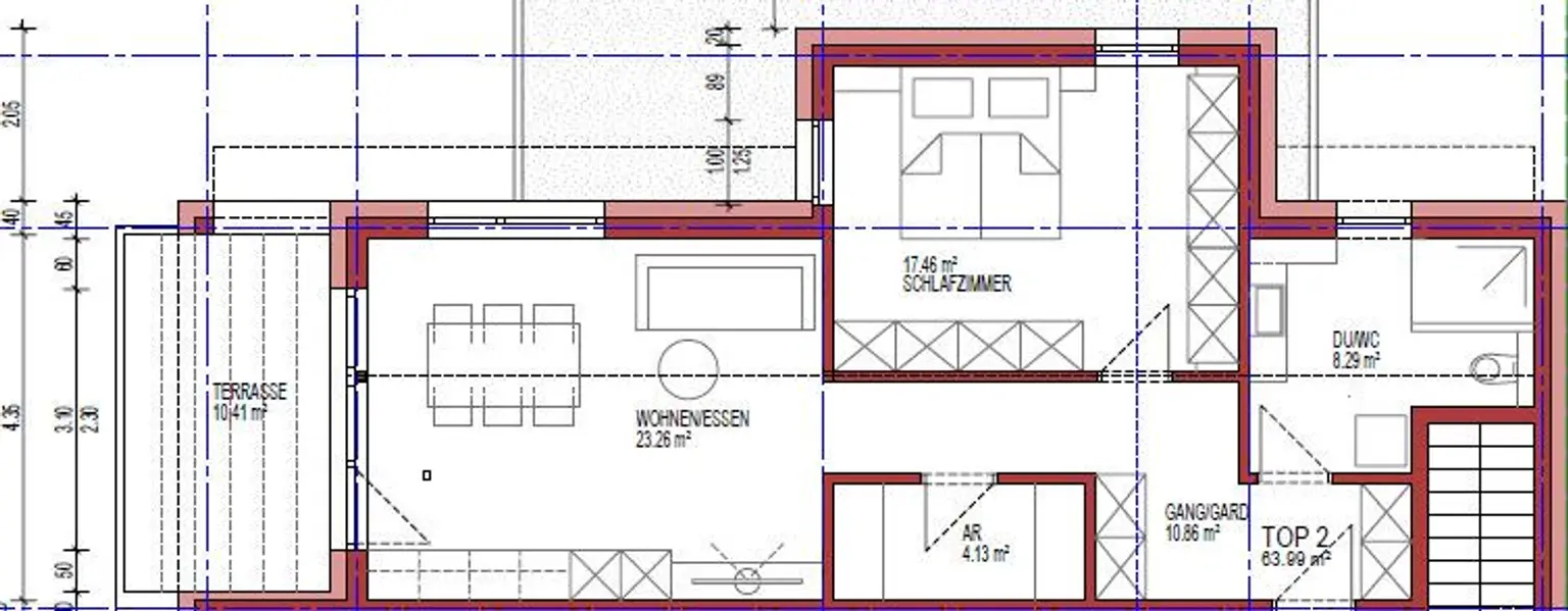 Grundrissplan Top 2