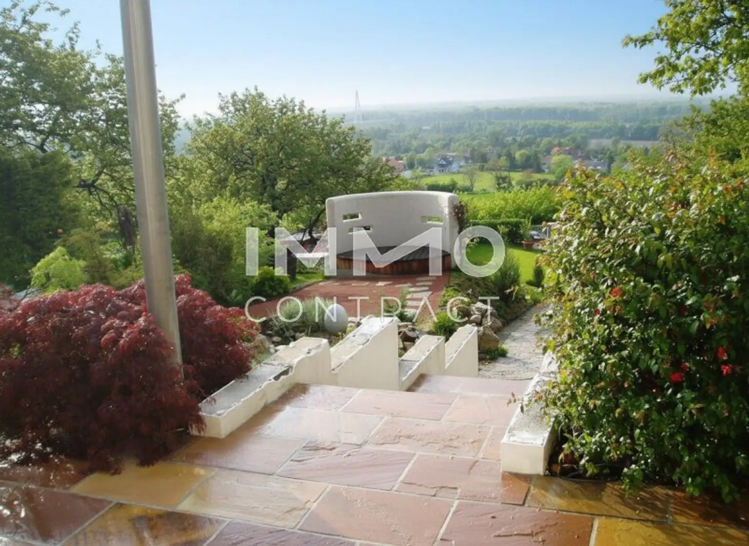 Ausblick vom Hauseingang