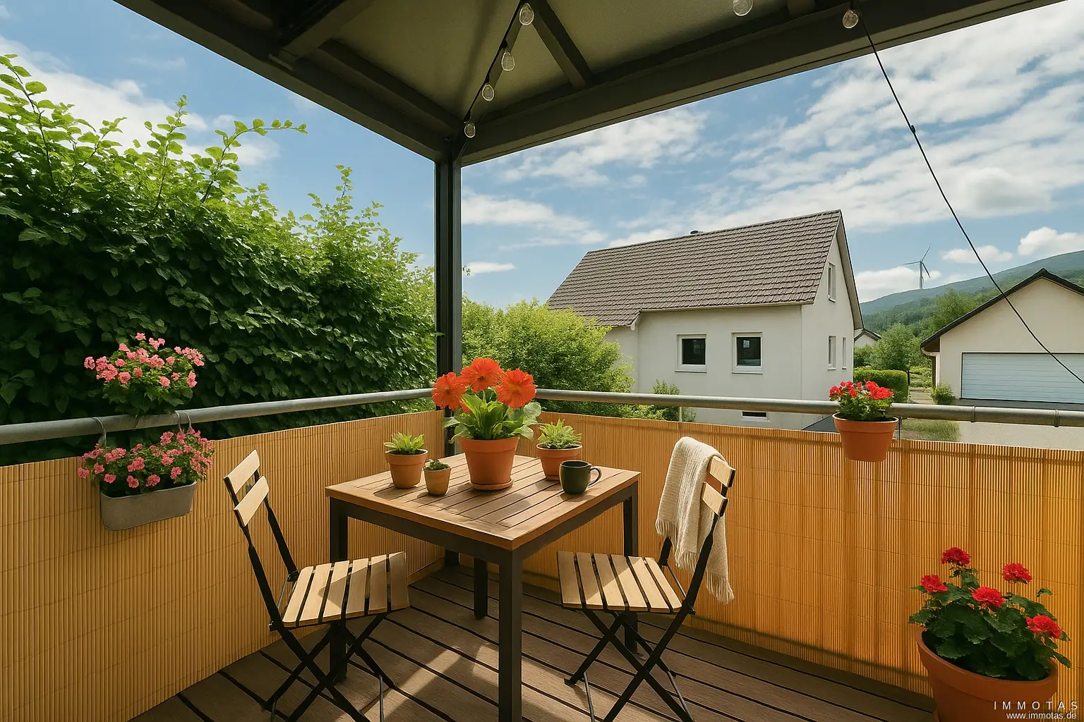 Balkon Visualisierung