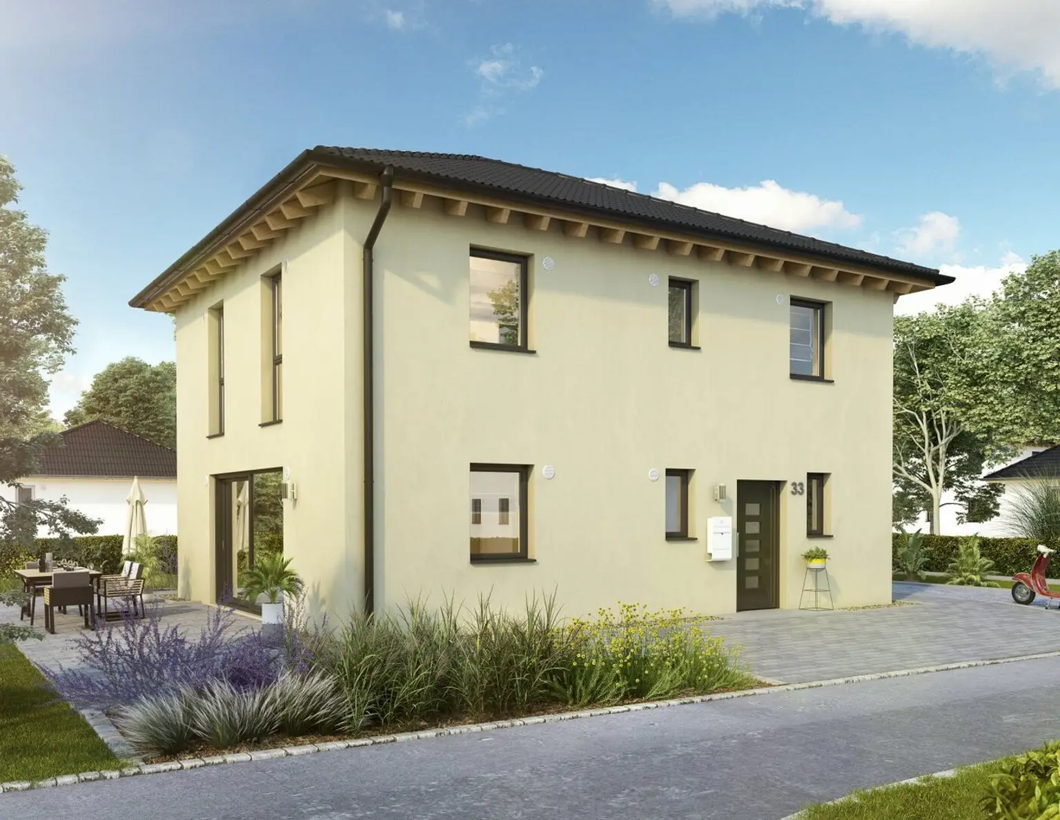 Stadtvilla Exklusiv 137 in Massivbauweise mit Fixpreisgarantie in Hall zu kaufen (2 Grundstücke vorhanden)