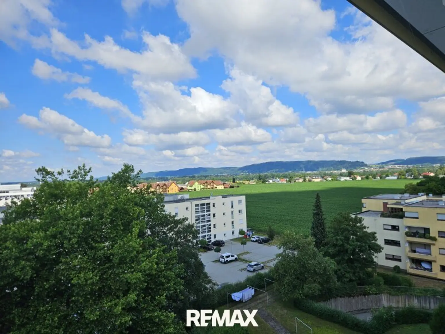 Aussicht nach Bayern