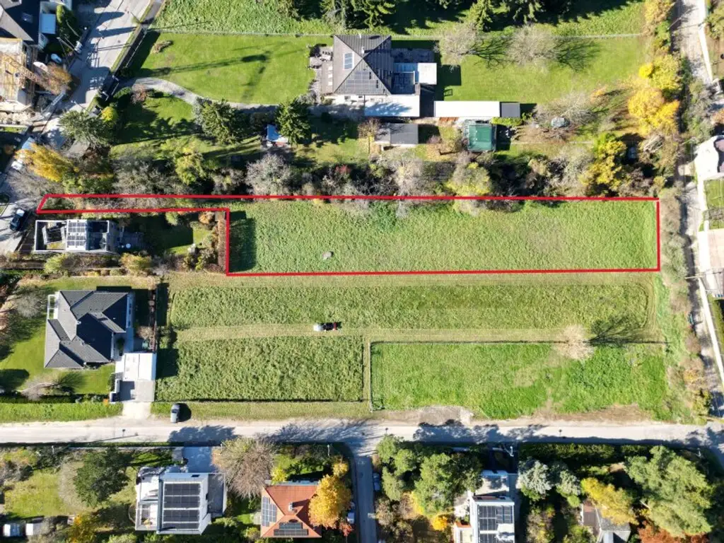 Traumhafter Villenbaugrund am Fuße des Bisambergs (Fahnenparzelle)