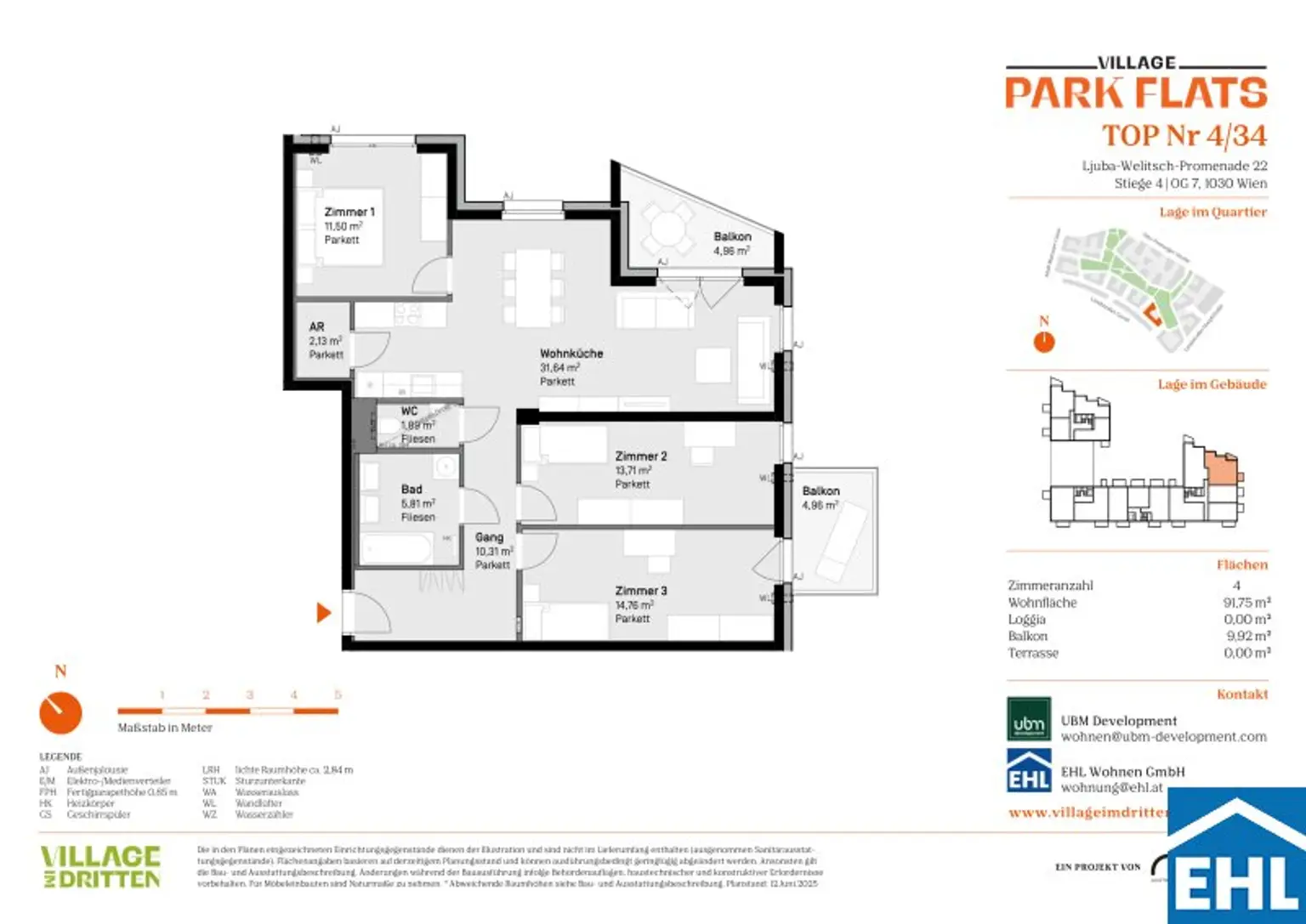 Ruheoase im Stadtviertel: Entdecken Sie die PARK FLATS