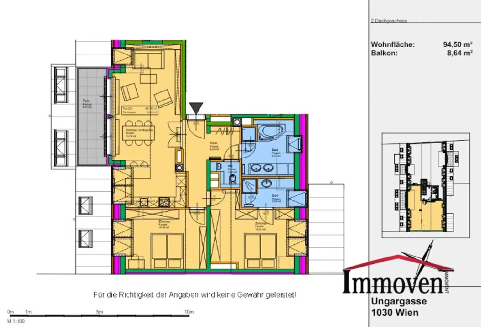 RUHELAGE und ZENTRUMSNÄHE: Wohntraum im Dachgeschoss mit Balkon! (Mietbeginn 01.03.2026)