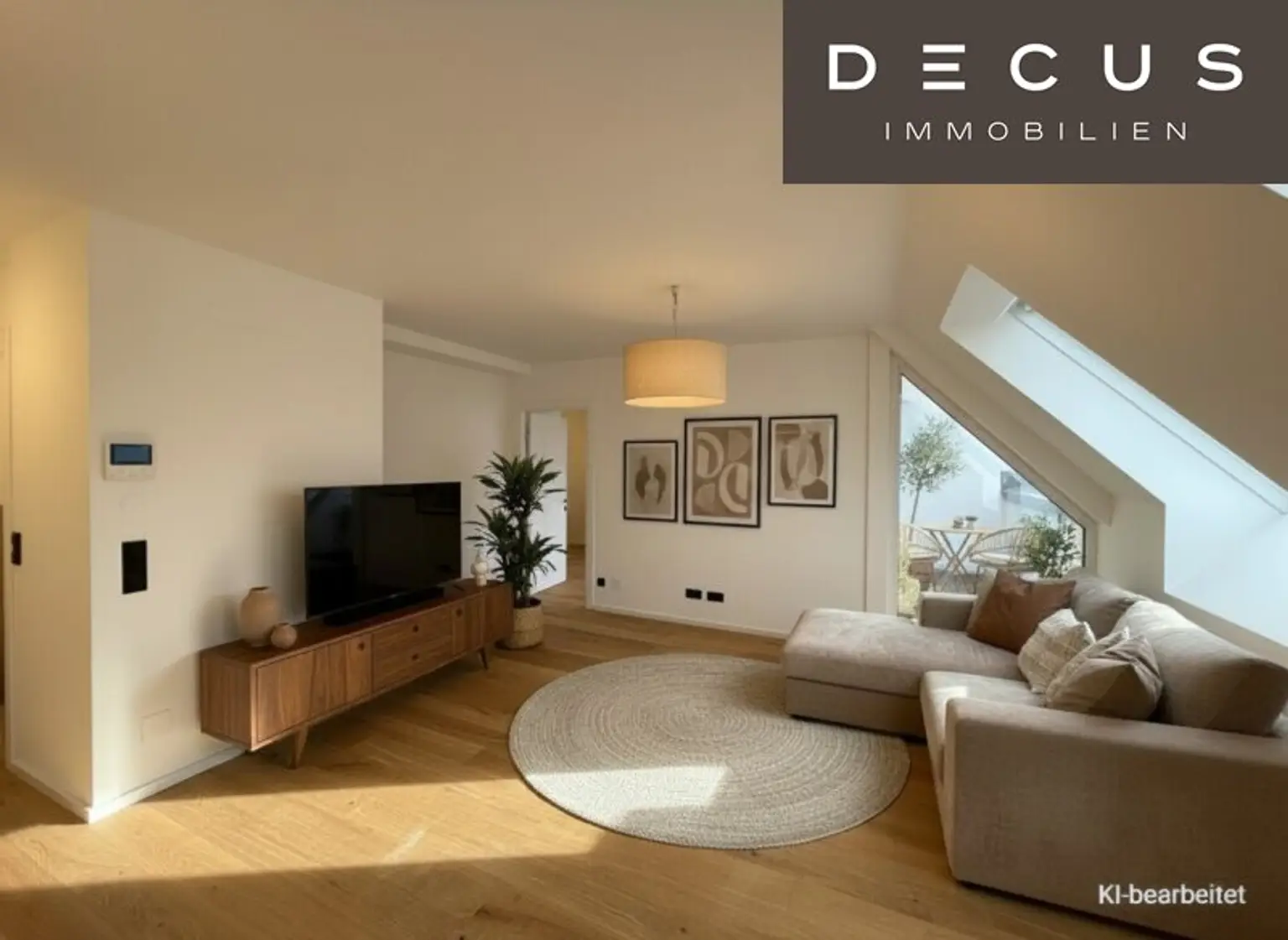 Wohnzimmer - KI bearbeitet