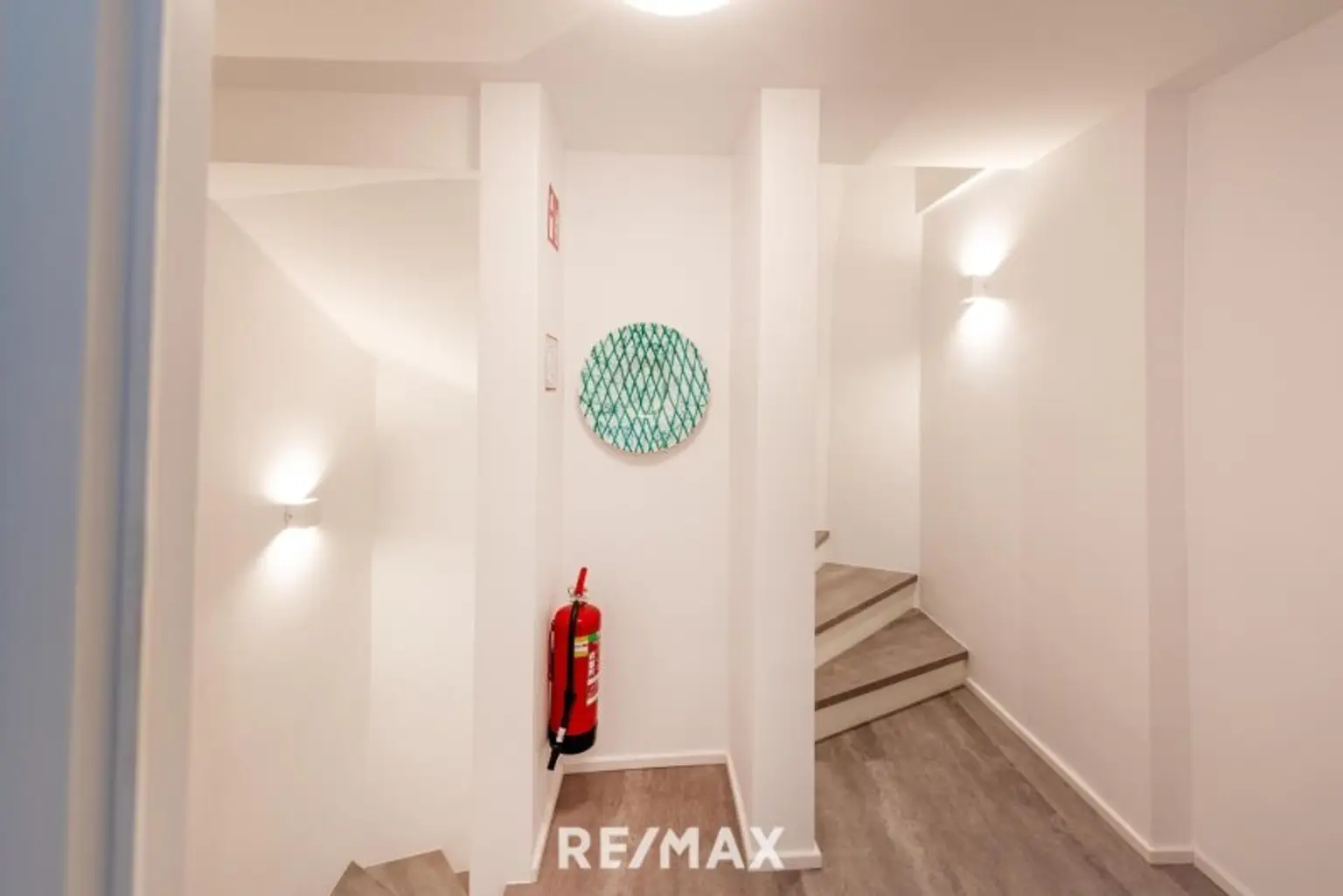 liebevoll gestaltetes Treppenhaus