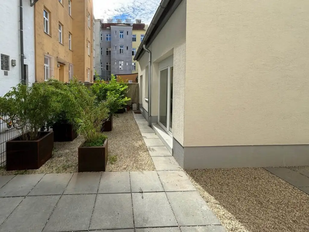 Wohntraum mit Innenhof-Terrasse in absoluter Ruhelage! (vermietet bis 31.12.2027)
