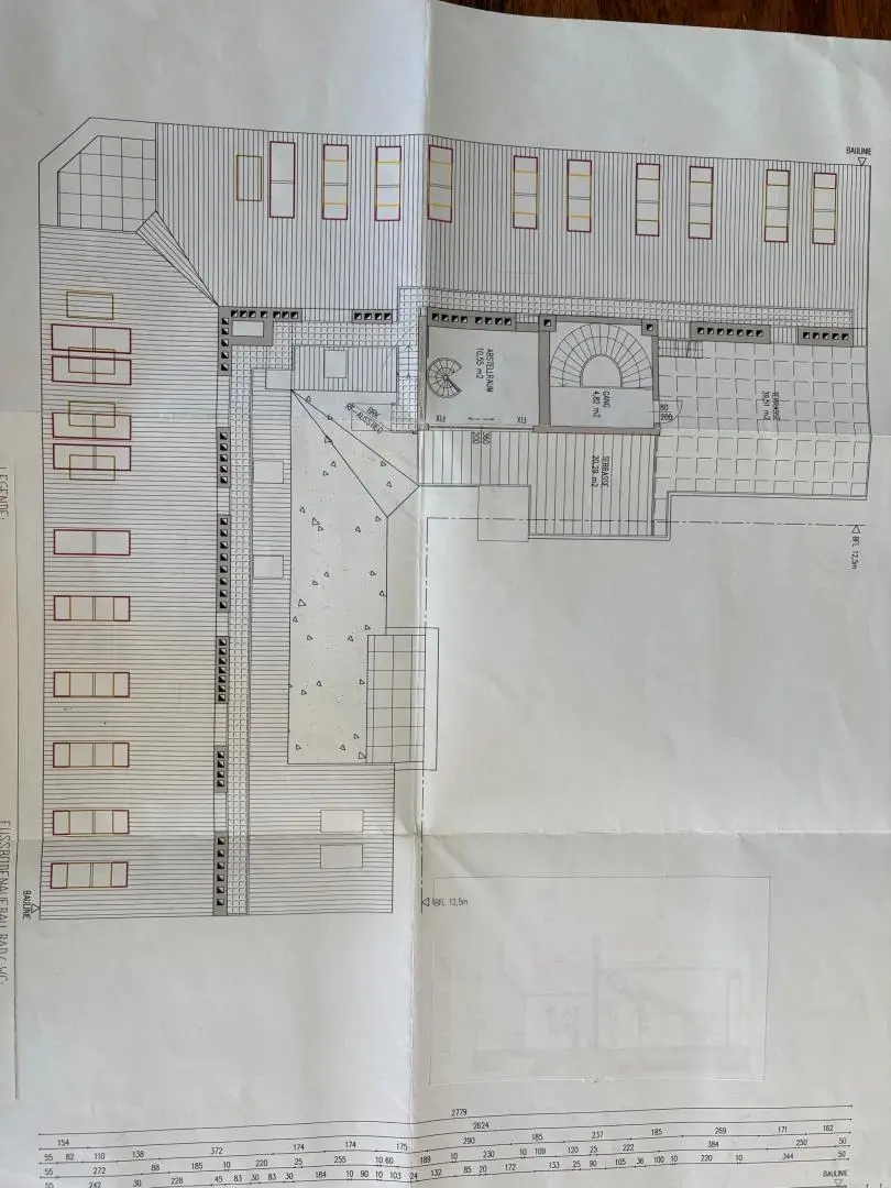 Grundrissplan Terrasse