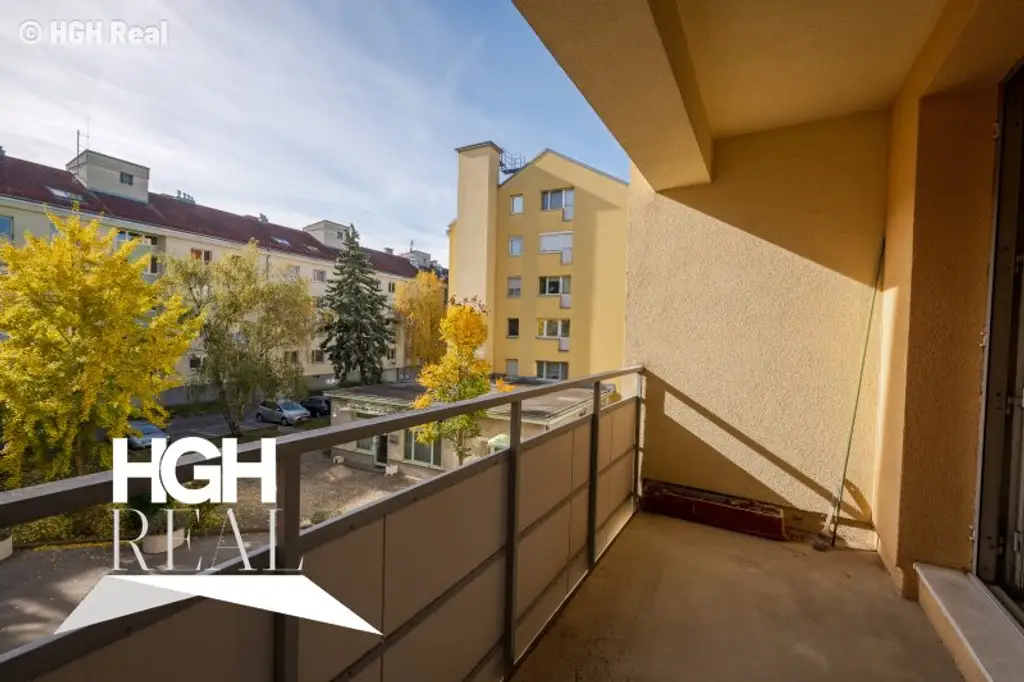 1220 Wien Helle 2-Zimmer Wohnung mit hofseitiger Loggia im 2. Liftstock Nähe U1 mit Potenzial für 3 Zimmer