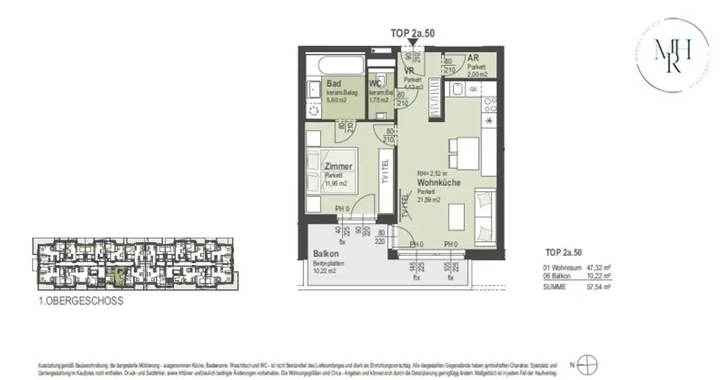 Ein Zuhause zum Wohlfühlen mit großzügigem Balkon direkt bei U3