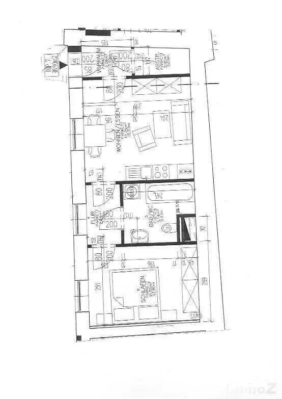 Nette 2 Zimmer Wohnung – Zentrum - ab sofort!