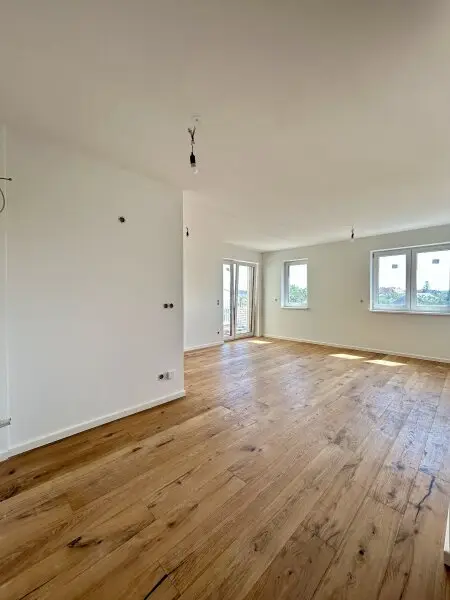 Moderne Traumwohnung mit Balkon in Mannswörth - Erstbezug, top Ausstattung