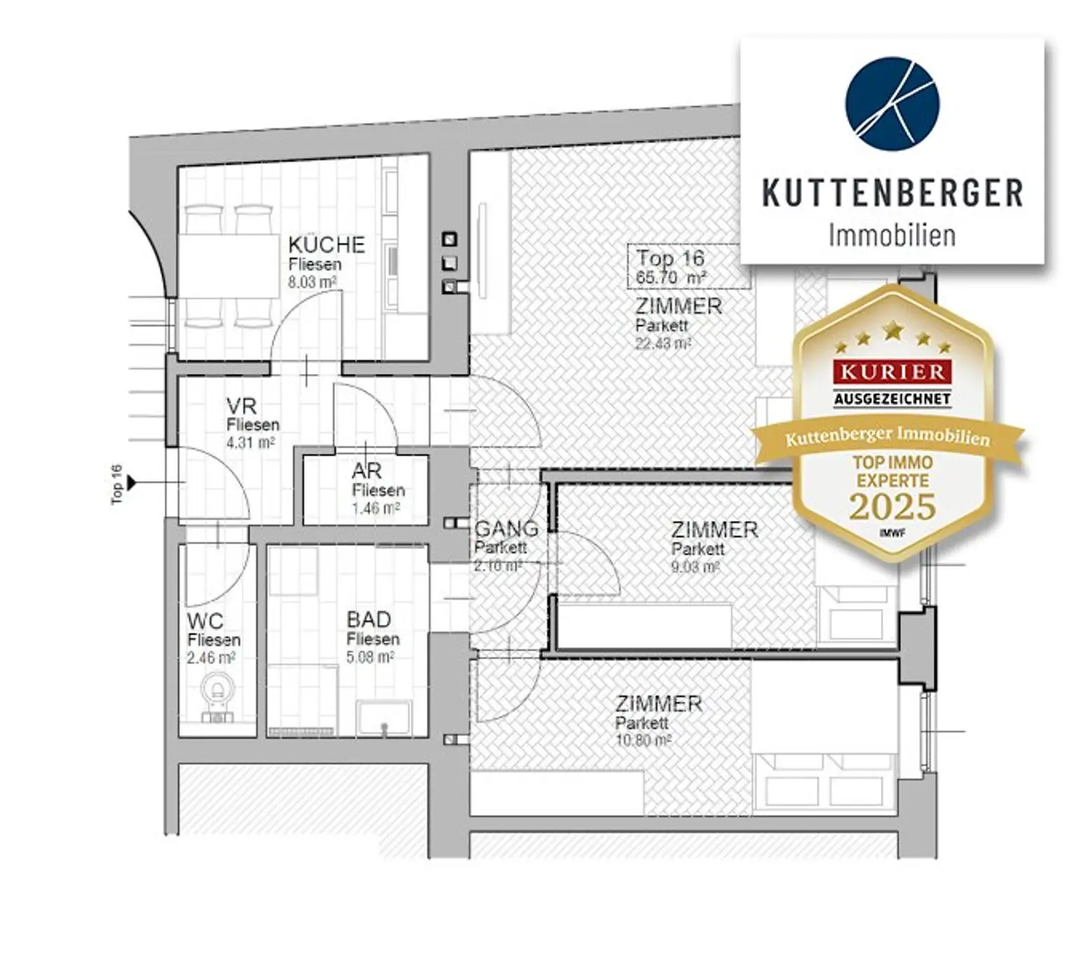 Erstbezug: 3 Zimmer-Altbau im beliebten Reindorfviertel