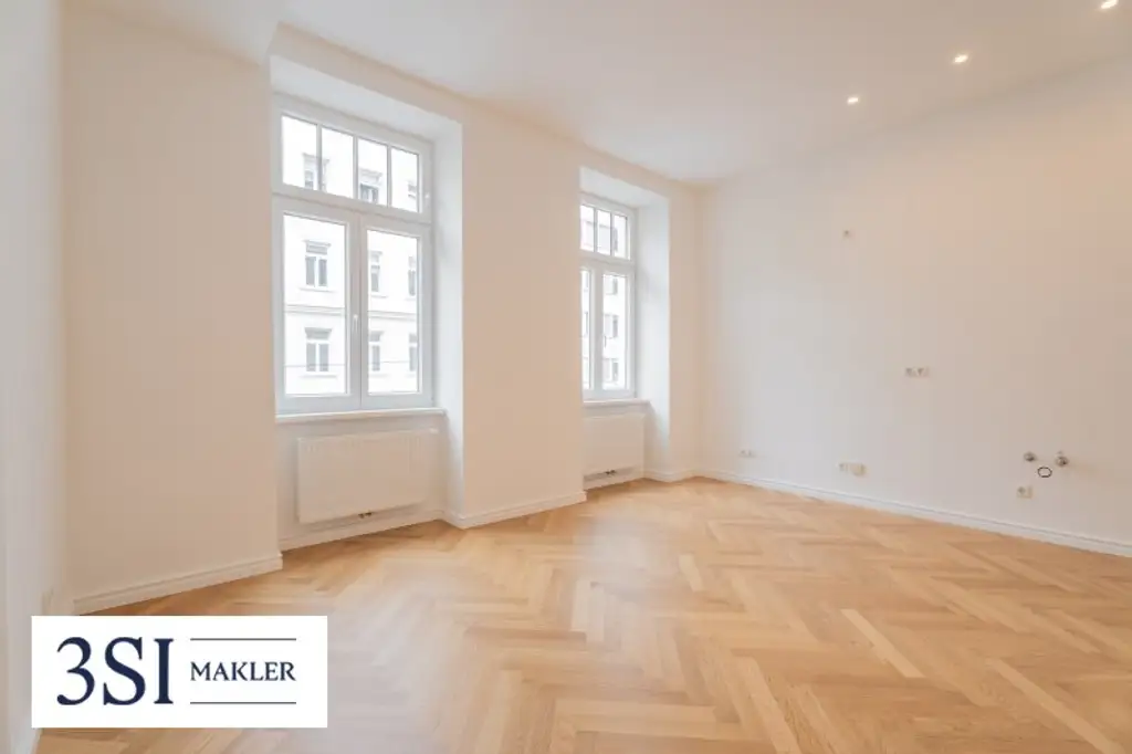3-Zimmer-Erstbezug mit hochwertiger Ausstattung – Charmanter Altbau in zentraler Lage