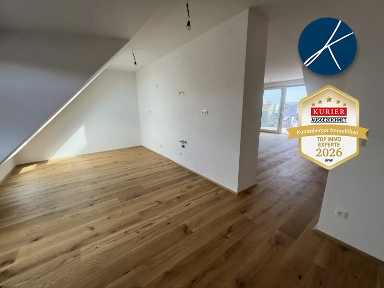 Küche 26 m² + Wohnzimmer 38 m²