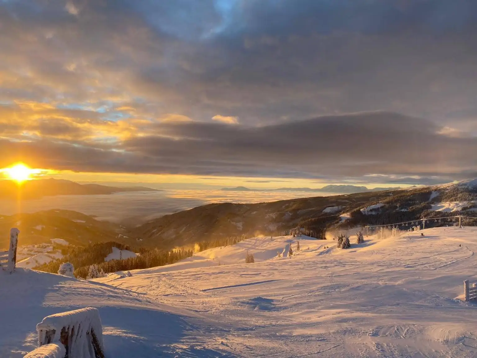 Aussicht Winter