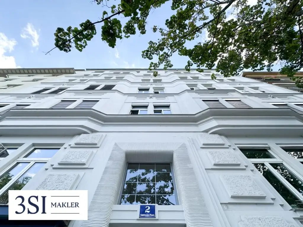 Elegante 4-Zimmer-Altbauwohnung mit Weitblick - in Top-Lage des 4. Bezirks beim Wiener Hauptbahnhof