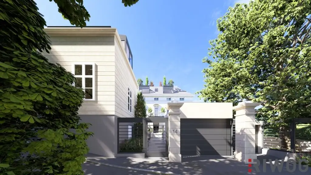 Herrschaftliche Wohnung in historischer Villa | über 440m² Garten & möglicher Infinity Pool | ca. 4,40 m Raumhöhe | sanierungsbedürftig | U-Bahnnähe