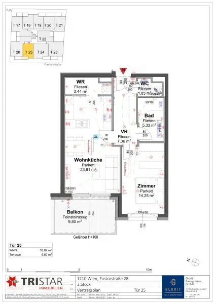 Moderne Erstbezug-Wohnung in Wien mit Balkon und Fußbodenheizung – Ihr neues Zuhause!