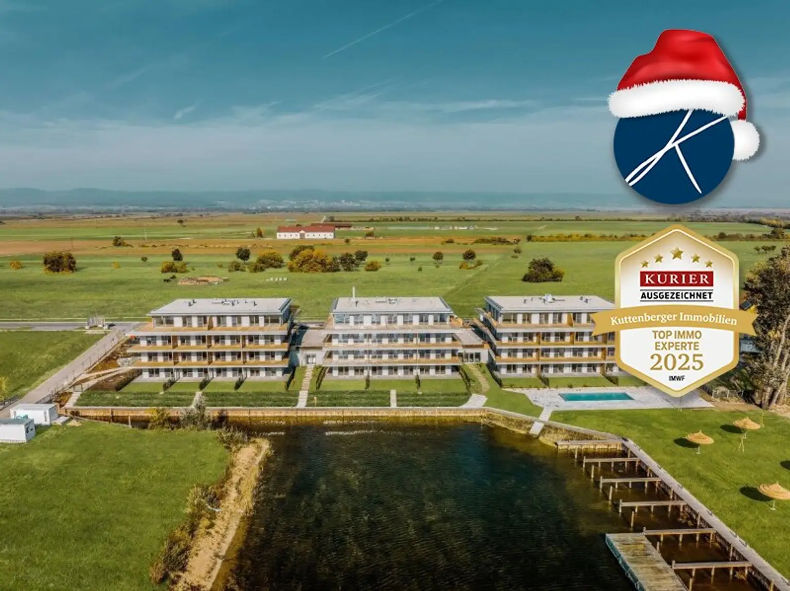 Luxuriöse 2 Zimmer Dachgeschoßwohnung als Erstbezug im Seepark Oggau! PROVISIONSFREI für den Käufer!