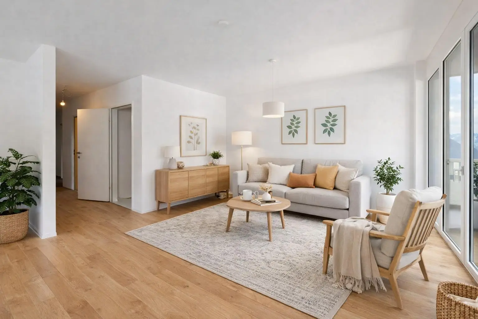 Wohnung - Kochen-Essen-Wohnen Visualisierung