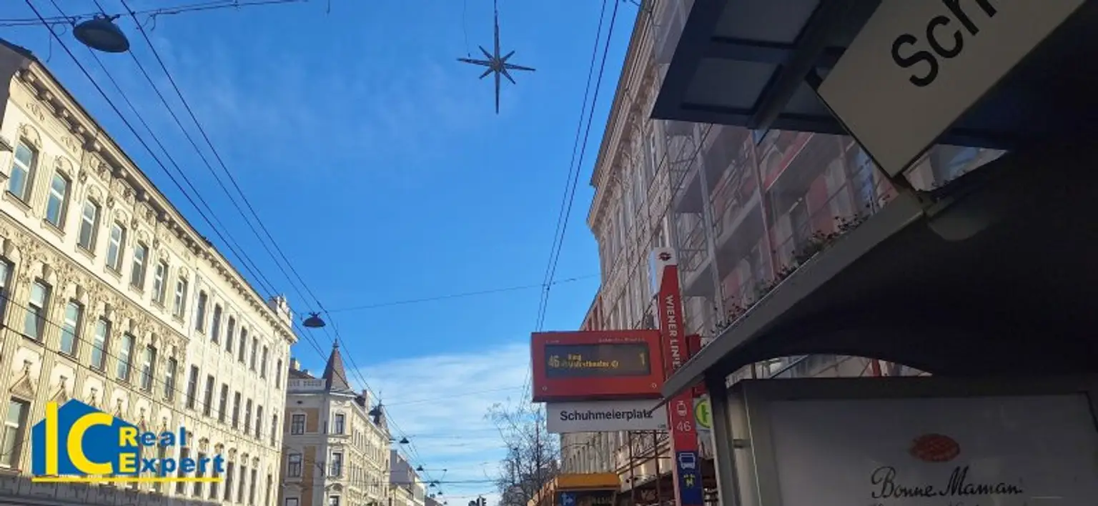 Perfekte Anbindung in die Stadt